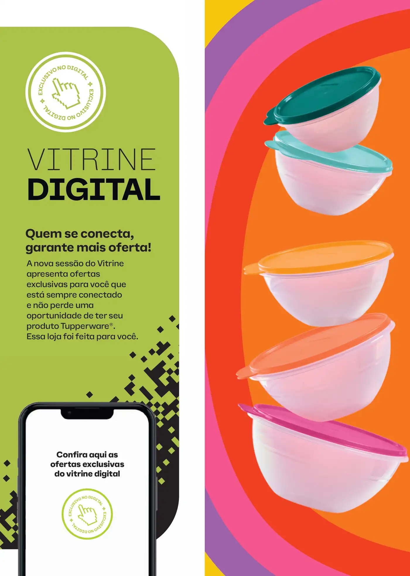 Vitrine 5 Tupperware 2025: Cores, história e conexão digital 1